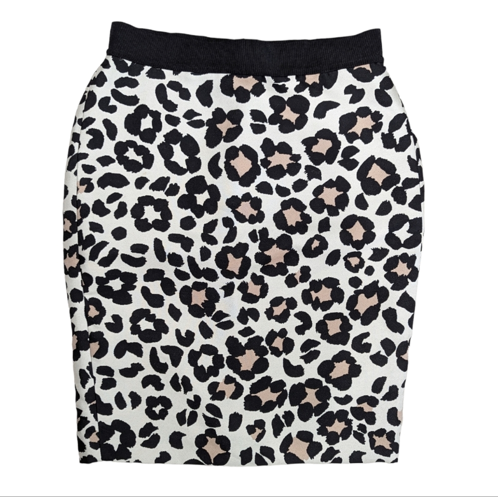 Ann Taylor Animal Print Skirt 0